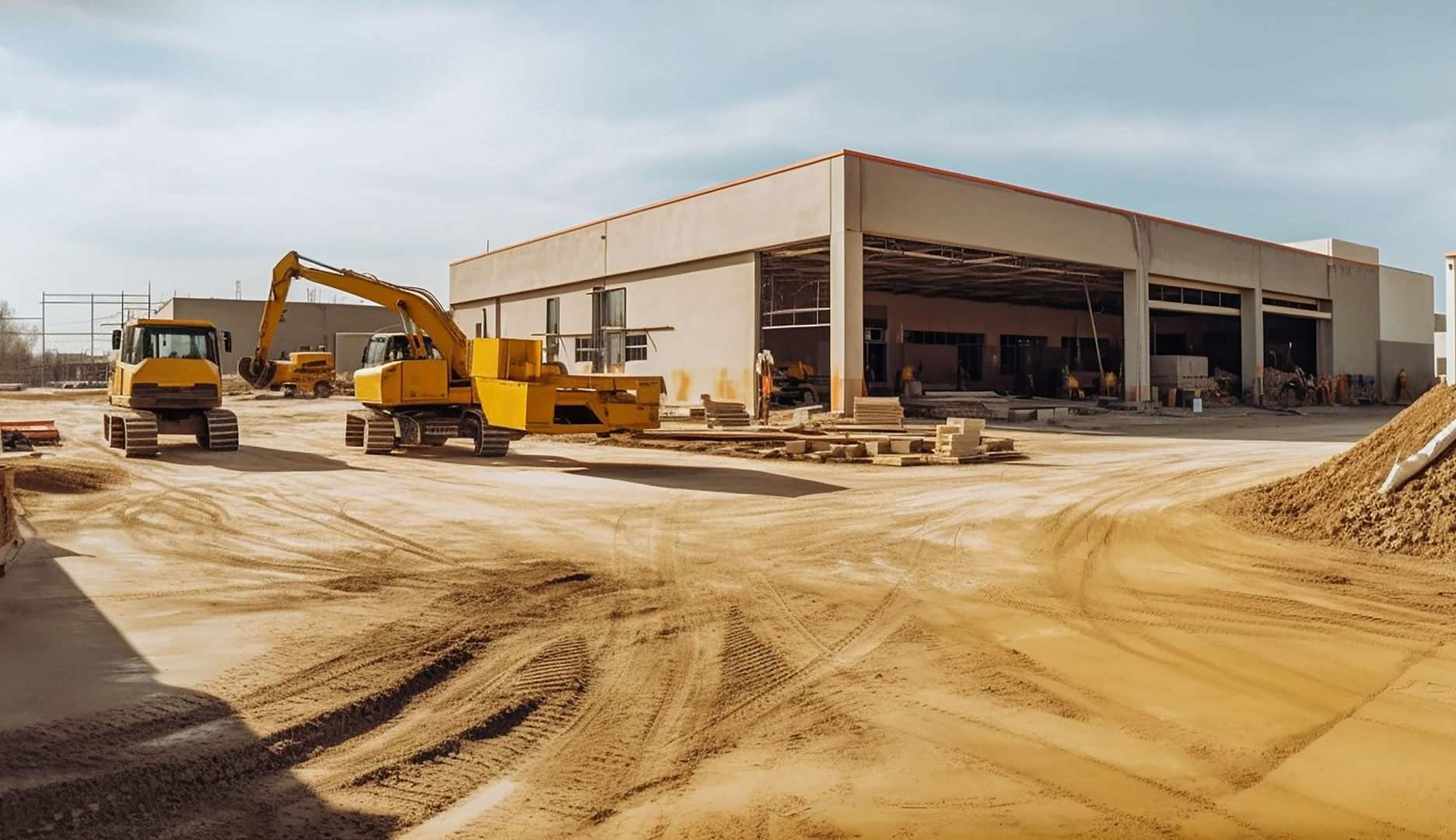 Construction Site Scene