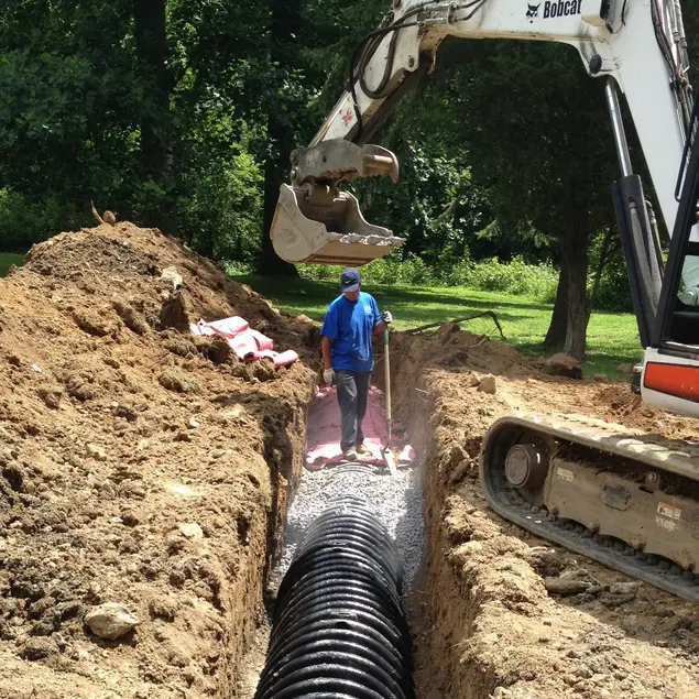 Septic install and repair project