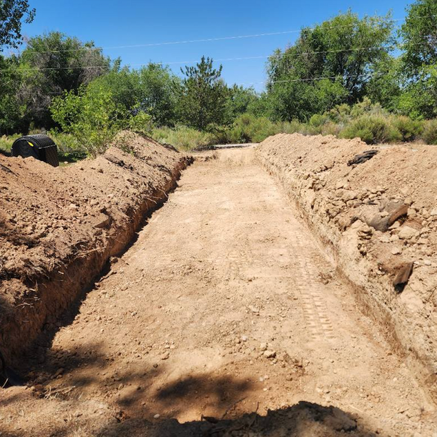 Septic install and repair project