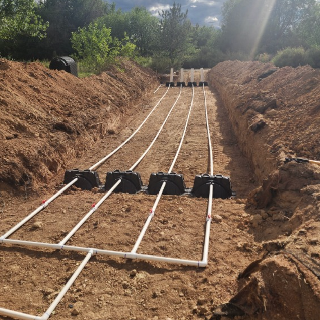 Septic install and repair project