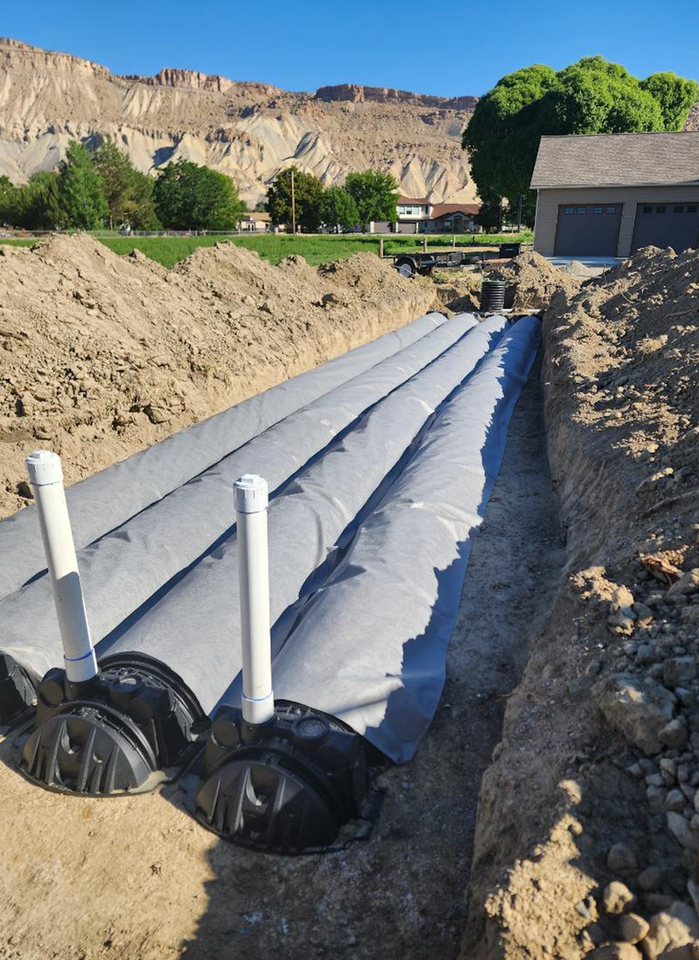 Septic install and repair project