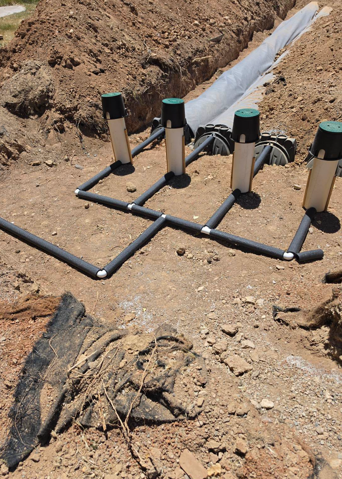 Septic install and repair project