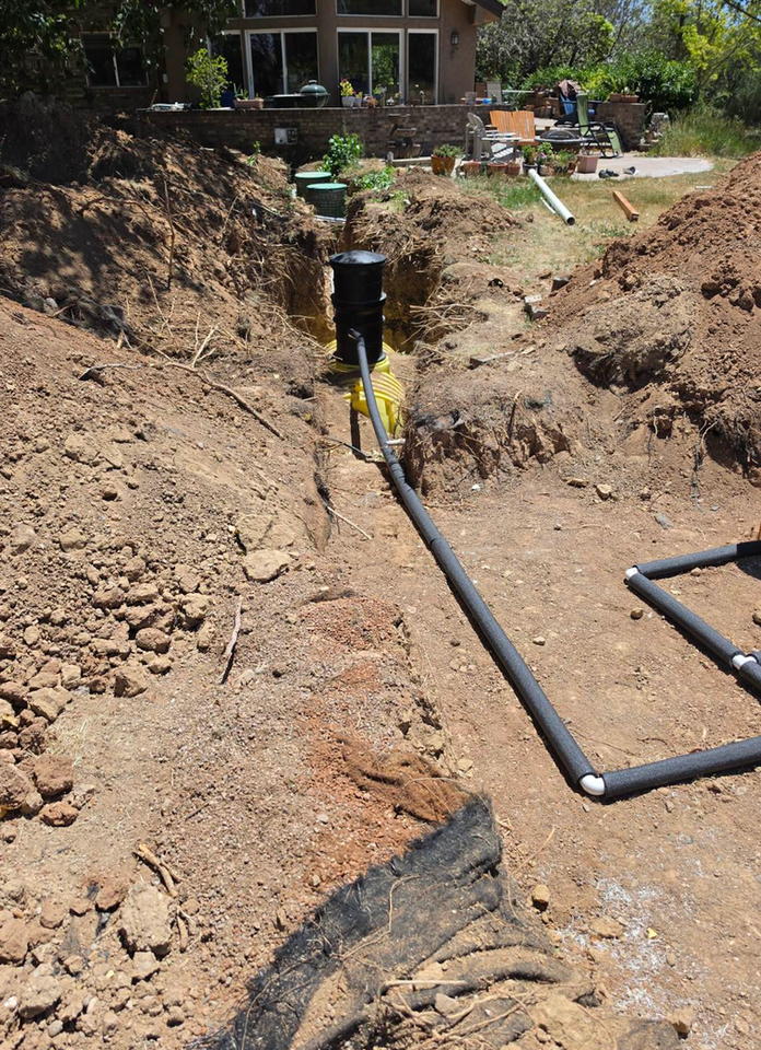 Septic install and repair project
